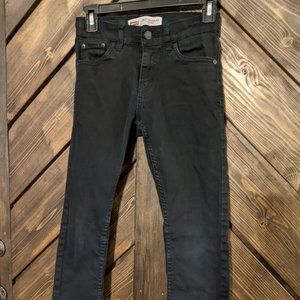 Boys Black Levi Jeans 502 /10 Black